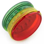 Rasta Grinder Τρίφτης Πλαστικός 60mm - 3 Parts