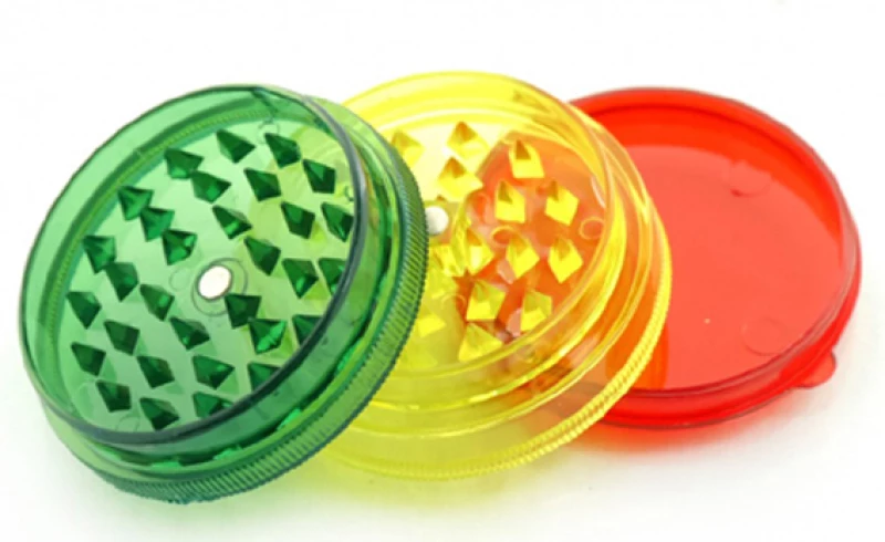 Rasta Grinder Τρίφτης Πλαστικός 60mm - 3 Parts