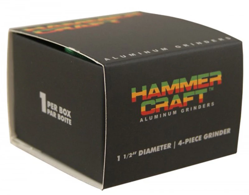 Hammercraft Grinder Τρίφτης Rasta 38mm Aluminium - 4 Parts