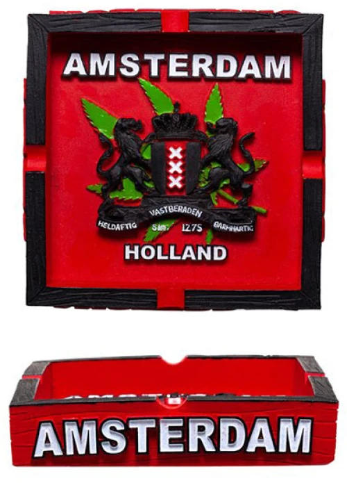 Τασάκι - Amsterdam Logo 03 - 11x11cm