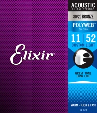 Elixir 11025 Polyweb 80/20 Bronze - 11-52