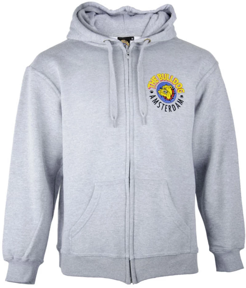 The Bulldog Amsterdam Φούτερ Original Zoodie Με Φερμουάρ - Grey