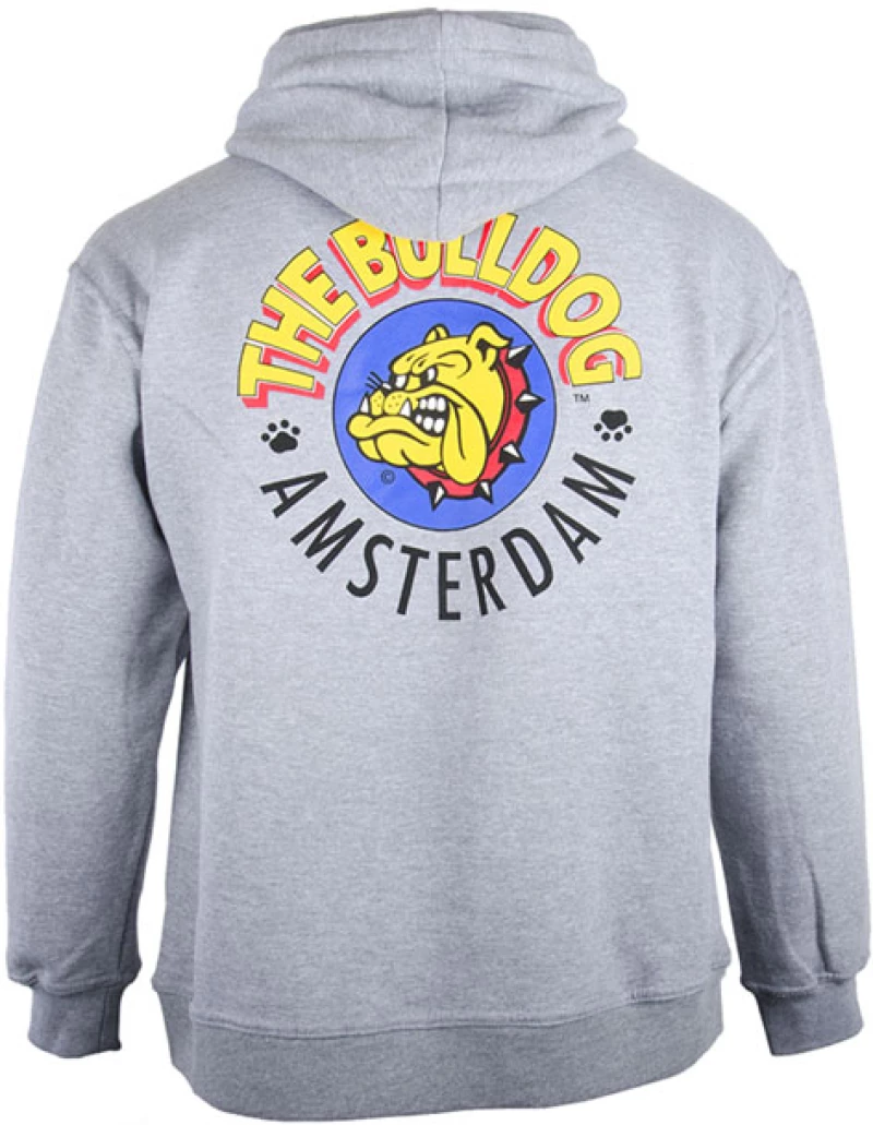 The Bulldog Amsterdam Φούτερ Original Zoodie Με Φερμουάρ - Grey