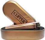 Clipper Αναπτήρας Μεταλλικός Μεγάλος - Rose Gold Metal