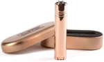 Clipper Αναπτήρας Μεταλλικός Μεγάλος - Rose Gold Metal