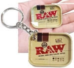 Raw Keychain Miniature Tray Μεταλλικό Μπρελόκ 4.5x3.5cm