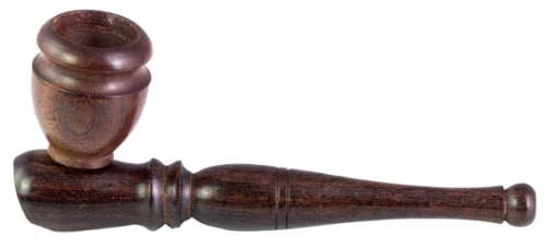 Ξύλινη Πίπα Hemp Καφέ - 12cm