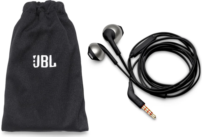 Jbl Tune 205 Earbuds Handsfree Με Βύσμα 3.5mm Μαύρο