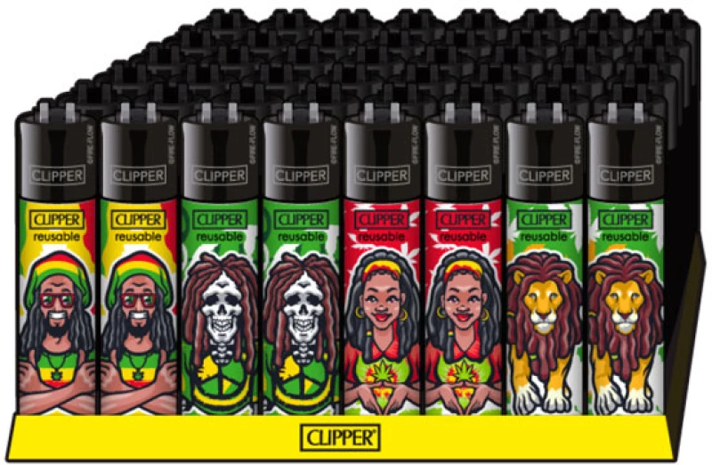 Clipper Αναπτήρας Μεγάλος - Rasta #2