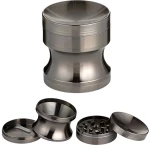 Super Heroes Grinder Τρίφτης 60mm Gun Metal - 4 Parts