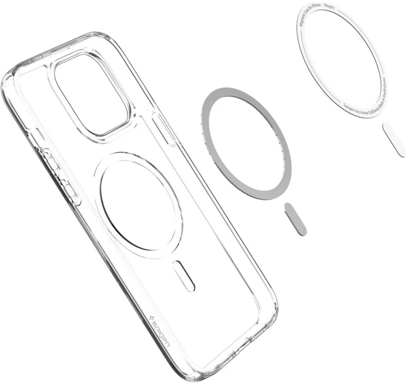 Spigen Ultra Hybrid Mag Back Cover Πλαστικό / Σιλικόνης Λευκό-διάφανο (iphone 14 Pro Max)