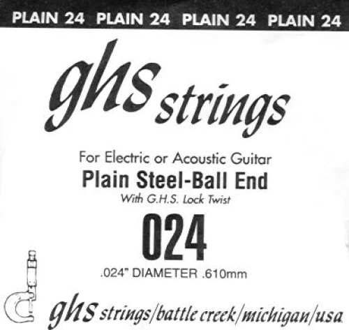 Ghs 024 - Plain Steel, Ball End