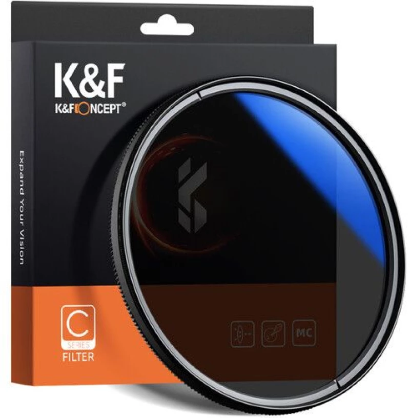 K&f Concept 43mm Blue Multi-coated Circular Polarizer Slim Filter