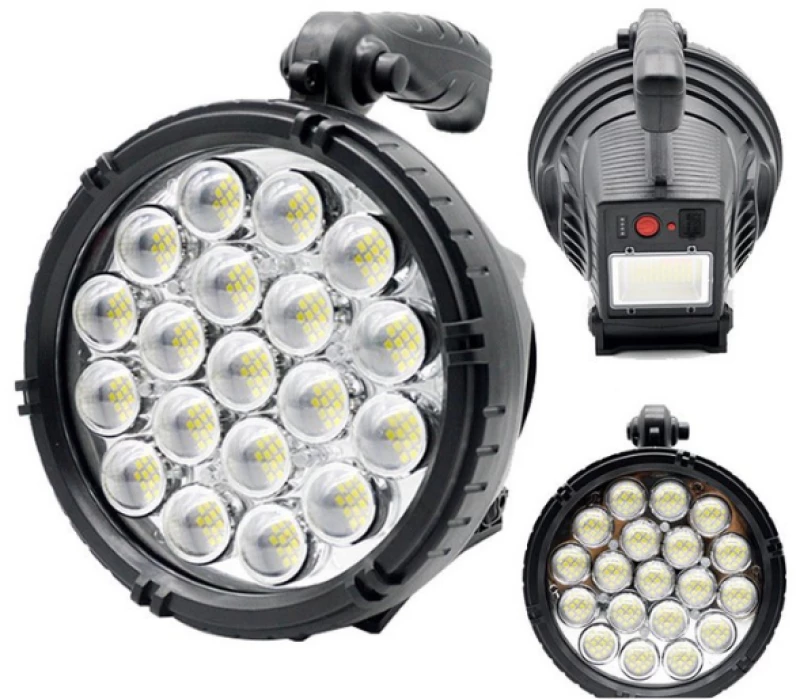 Επαναφορτιζόμενος Φακός Led - 3 Colors - 4.2v - W868a - 326036
