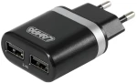 Lampa Φορτιστησ Πριζασ 230v Σε 2 Usb 2x5v/2x1a Χεl3894.9/t