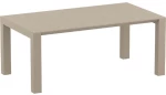 80787 Vegas Taupe 100x180/220χ75εκ. Επεκτ.τραπεζι Πολ/νιου