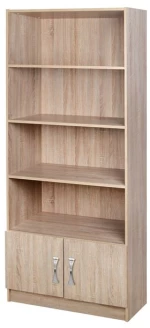 Βιβλιοθηκη Sonama-ασημι Hm10146.01 80x35x180εκ.
