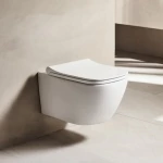 Creavit Fresh 5610sb Rim Off - Κρεμαστή Λεκάνη Με Μπαταρια Μπιντε