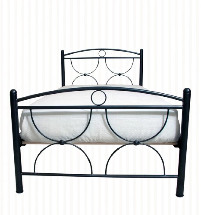 Μεταλλικό Κρεβάτι Metal Casa Χίος Εκρού 150 X 200