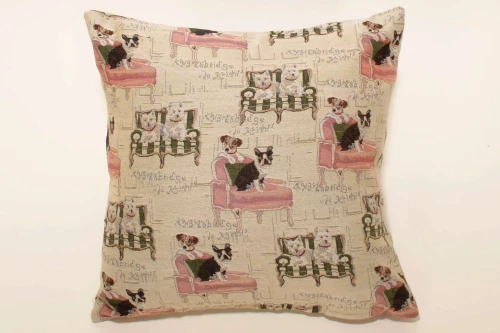 Μαξιλαροθηκη (45cm X 45cm) Dogs - -