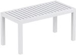 Ocean White Τραπεζι 90χ45χ45εκ. Πολ/νιου