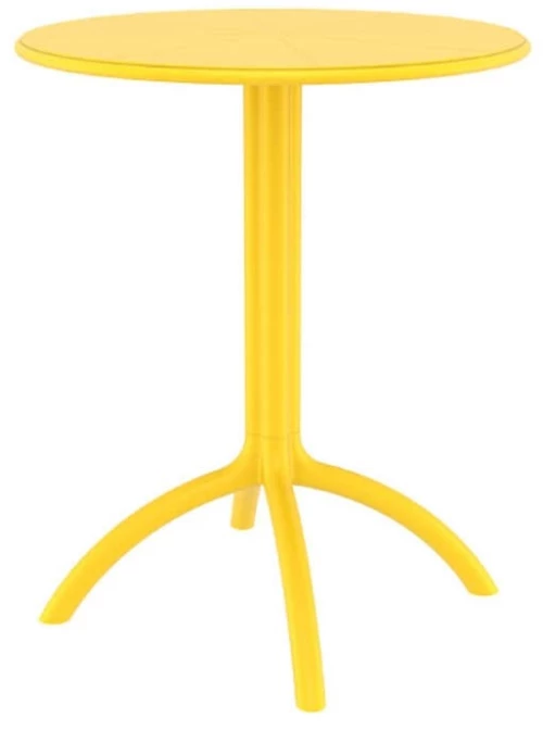 Octopus Φ60χ75εκ.yellow Τραπεζι Πολ/νιου
