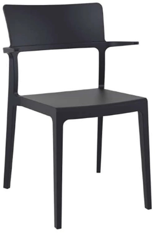 Plus Black Πολυθρονα Πολ/νιου 58x55x84εκ.