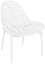 Sky Lounge White Πολυθρονα Πολ/νιου