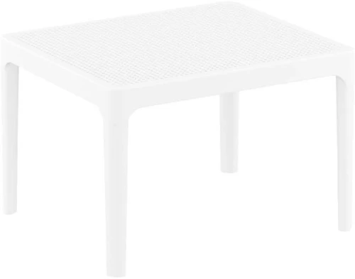 Sky White 50χ60χ40εκ. Τραπεζι Πολ/νιου