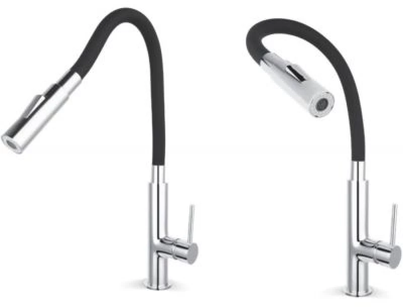 Ferro Zumba Slim 2f Black Bza43b - Μπαταρία Κουζίνας Με Εύκαμπτο Στόμιο
