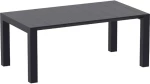 Vegas Black 100x180/220εκ. Επεκτ.τραπεζι Πολ/νιου