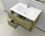Drop Sorrento 75 Natural - Πάγκος Με Νιπτήρα & Καθρέπτη