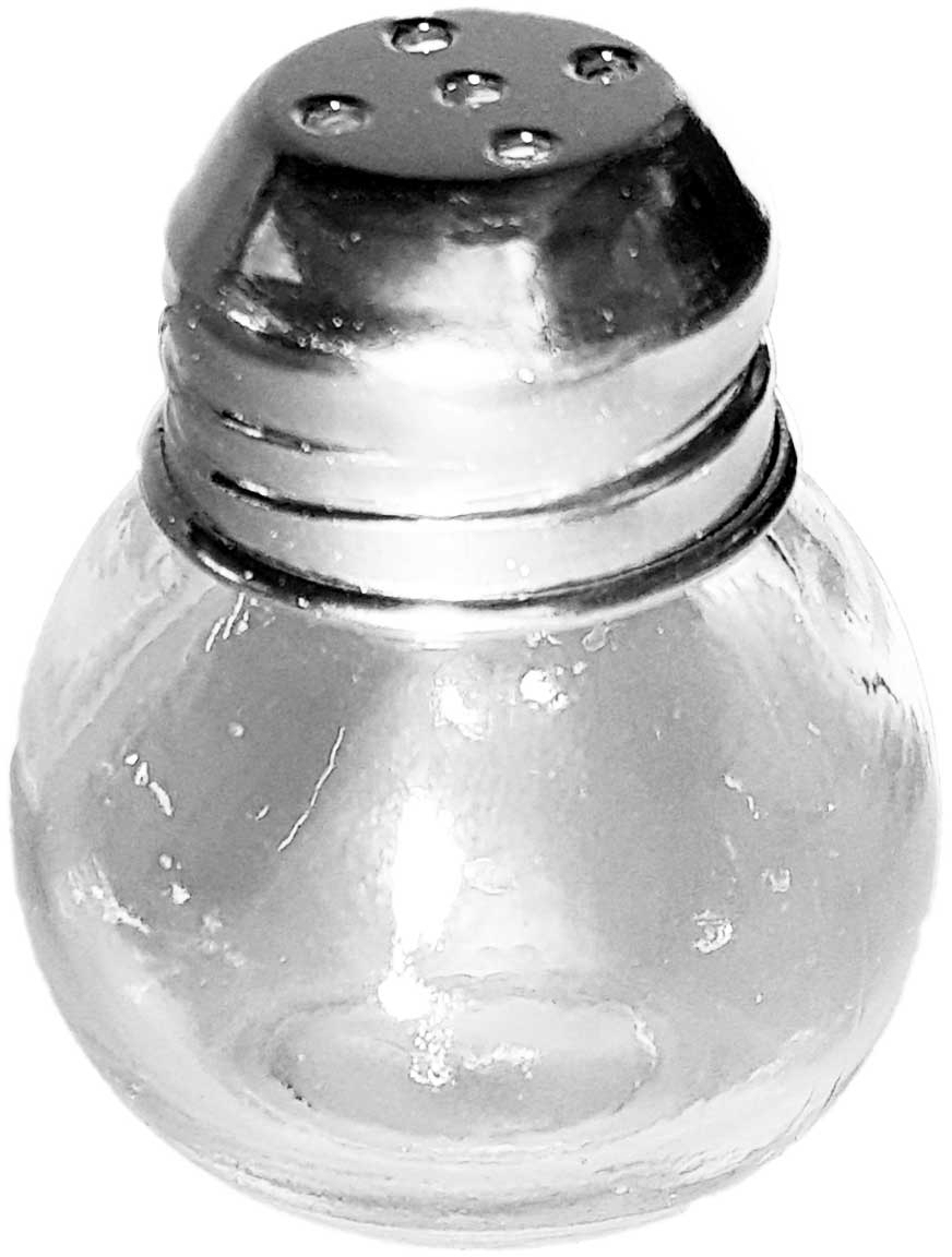 Μίνι Κανελιέρα Γυάλινη Στρόγγυλη Με Inox Καπάκι