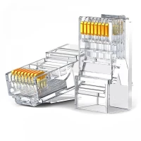 Ugreen 100 Temaxia Plug Connector Rj45 Clips Rj45 88 Cat 6 Διαφανές 60558