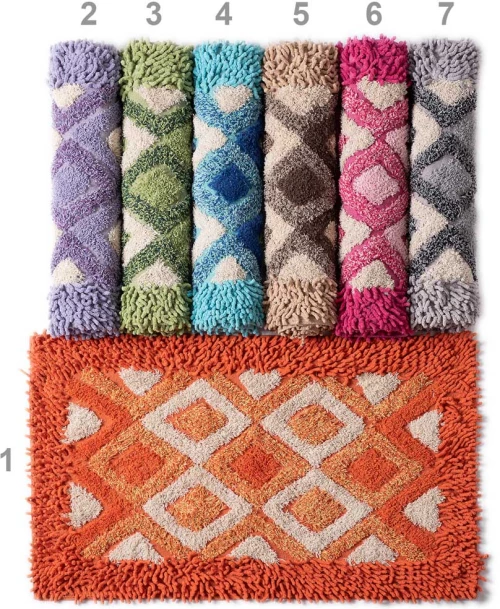 Πατακια Ρόμβος (60cm X 100cm) Φούξια - -