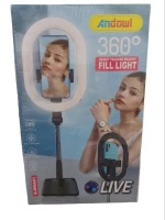 Περιστρεφομενο Φωτογραφικο Ring Light Andowl Q-mg601