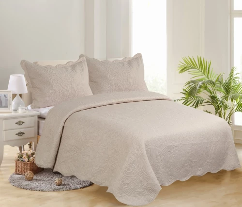 Μονο Κουβερλι Solid ( 160cm X 220cm + 1 X 50cm X 70cm ) Camel/camel - -