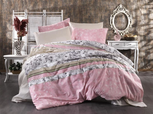 Σεντονια Εμπριμε Σετ 4 Τεμ Cott/pol 70/30 220χ240 Ιοκάστη 366 Pink 366 Pink Σεντονια Cott-pol 70-30 Υ-δ Εμπριμε Σετ 4 Τεμ