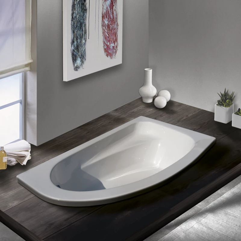 Sirene Marina Mar16090 R - Ασύμμετρη Μπανιέρα 160x90