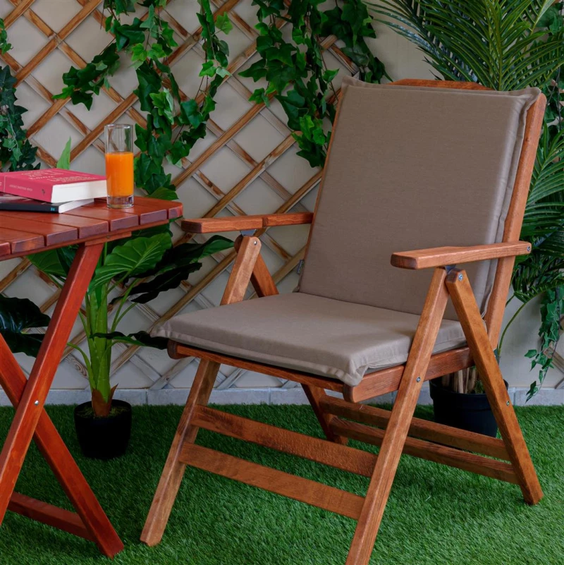 Μαξιλάρι Καρέκλας Be Comfy Με Χαμηλή Πλάτη Mocca 1106 - 47 X 45 52