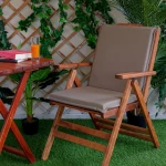 Μαξιλάρι Καρέκλας Be Comfy Με Χαμηλή Πλάτη Mocca 1106 - 47 X 45 52