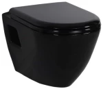 Creavit Razor Tp325 Black - Κρεμαστή Λεκάνη