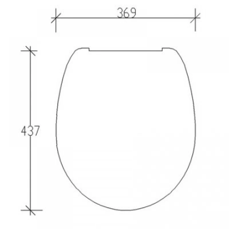 Troy Duroplast 41110 - Κάλυμμα Λεκάνης