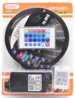 Ταινία Led Τροφοδοσίας 220v Rgb Μήκους 5m Τύπου Smd5050