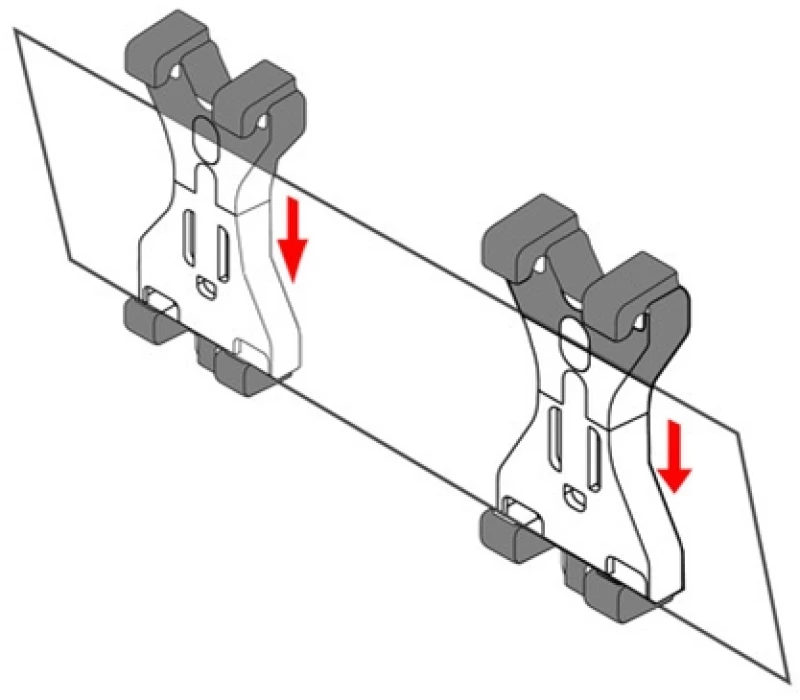 Lampa Βάση Στήριξης Πινακίδας 2 Τεμ L9808.4