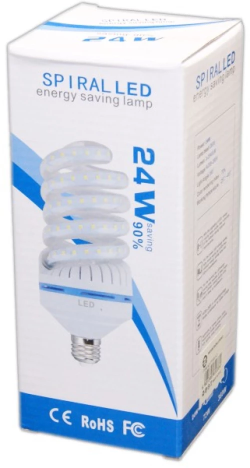 Led Λαμπα Σπιραλ 24w E27 6000k Li-la-0384