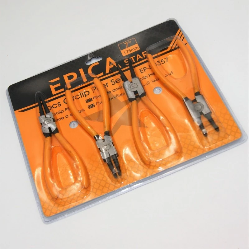 Σετ Μυτοτσιμπιδα 4τμχ 7'' 175mm Epica Ep-50357