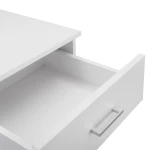 Κομοδινο Με 1 Συρταρι Laney Λευκο Hm2345.05 45x35,5x47 Εκ.