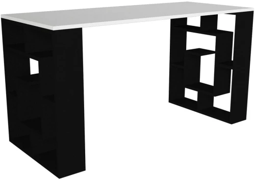 271334 Γραφειο Line Λευκο/μαυρο 140x60x74cm