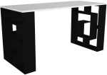 271334 Γραφειο Line Λευκο/μαυρο 140x60x74cm